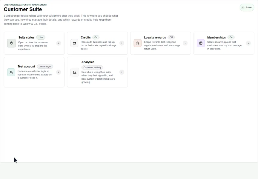 Configure the Customer Suite recorded in the real Booking Tree interface with dummy data